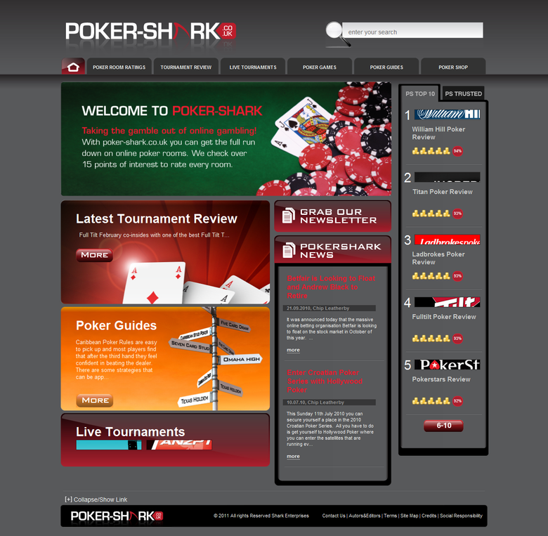Poker Shark Online Poker Reviews
