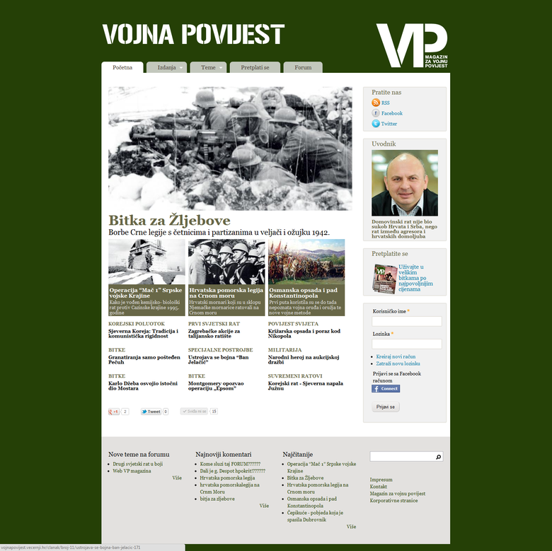 Vojna povijest - Croatian monthly magazine