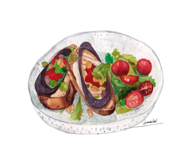 food illustrations - editorial illustrations