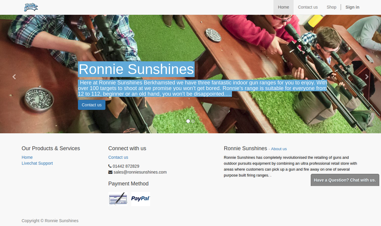 Ronnie Sunshines ERP