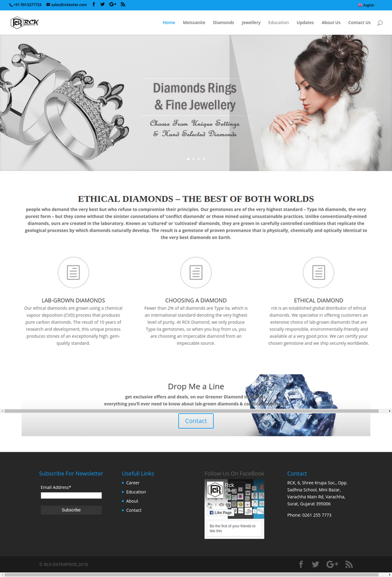 Diamond Manufacturing and E-Commerce