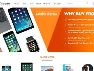 Shopify Refurbished Products Store