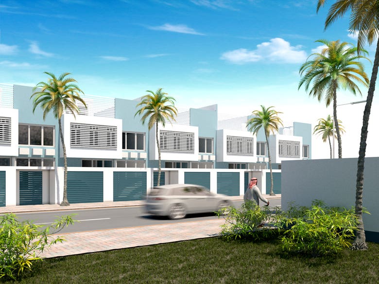 Sketches of a residential home for korolevsva Bahrain.