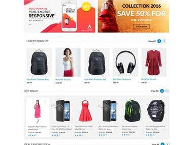Multi-Vendor E-commerce Website