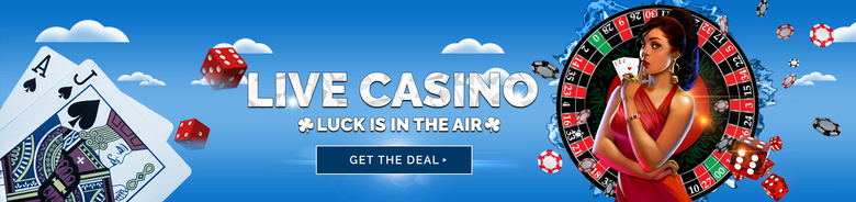 Live casino banner