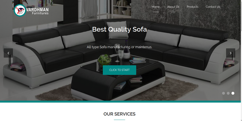 Wordpress Website for Furniture Mart