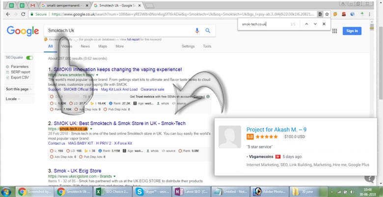 Hello Sir I have achieved top #3 rank in Google.co.uk Here