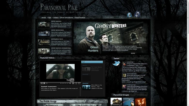 Paranormal Page