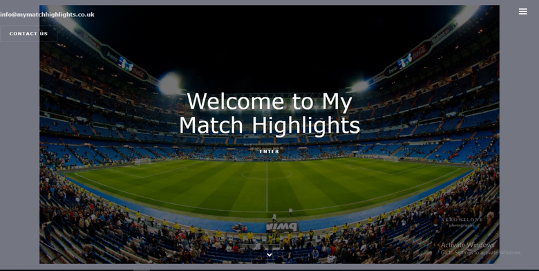 My Match Highlights Website
