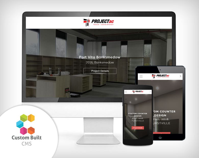 Architectural Firm Website - Custom CMS
