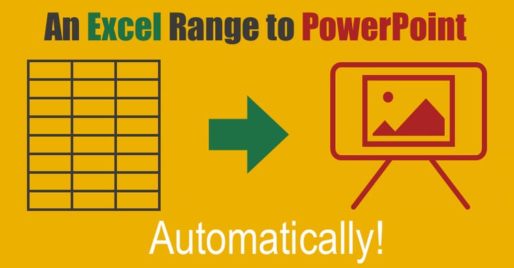 Automate copy graph from excel to power point