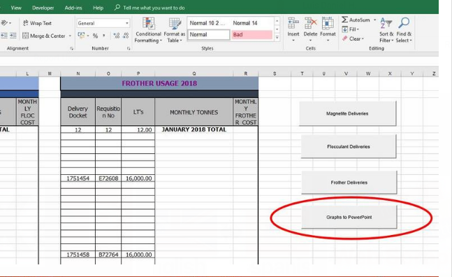 Automate copy graph from excel to power point