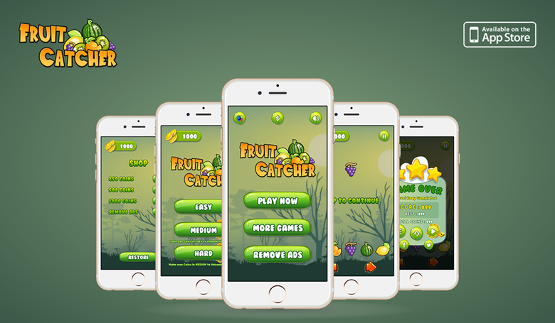 Fruit Catcher iPhone game