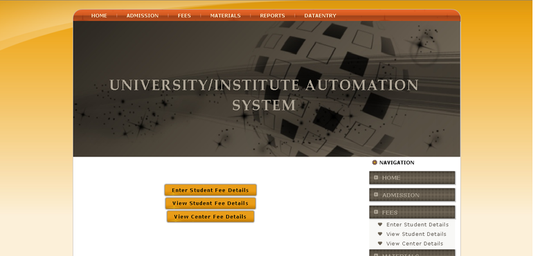 University/ Institute Automation System