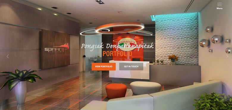 Website for an Interior Design Company- pongsakd.com