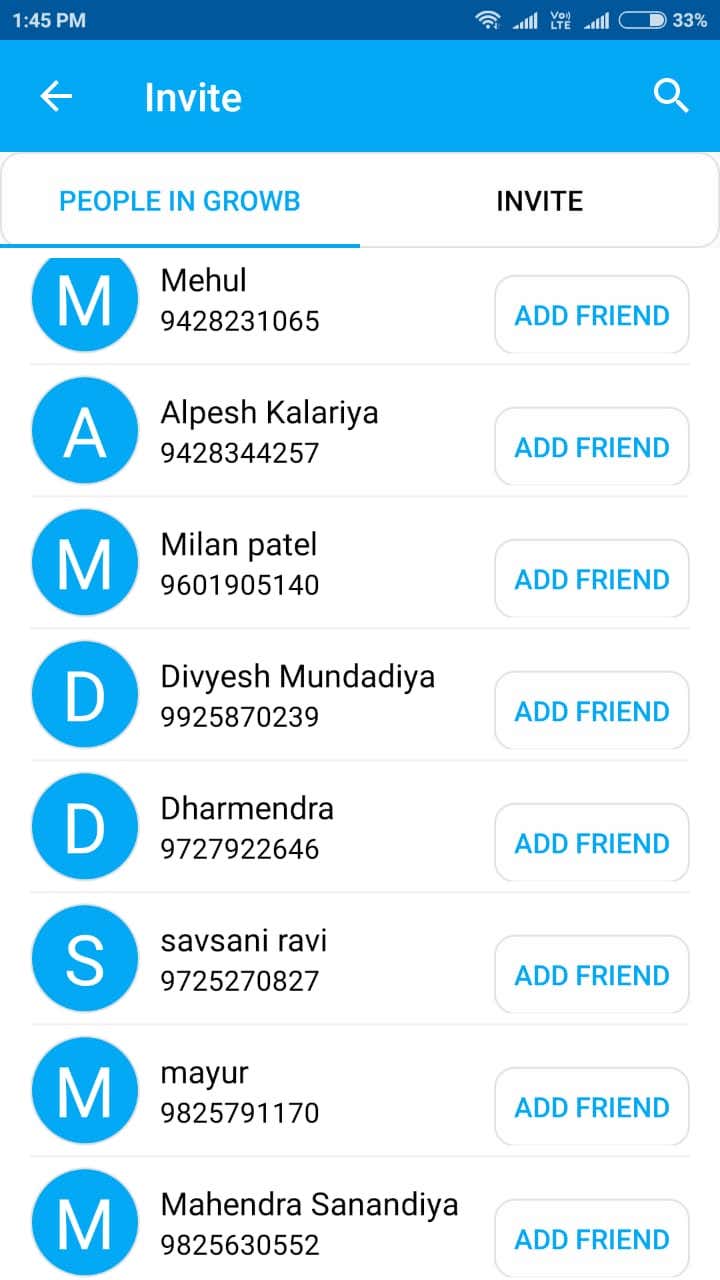 Chat & Daily Activity Share Android App