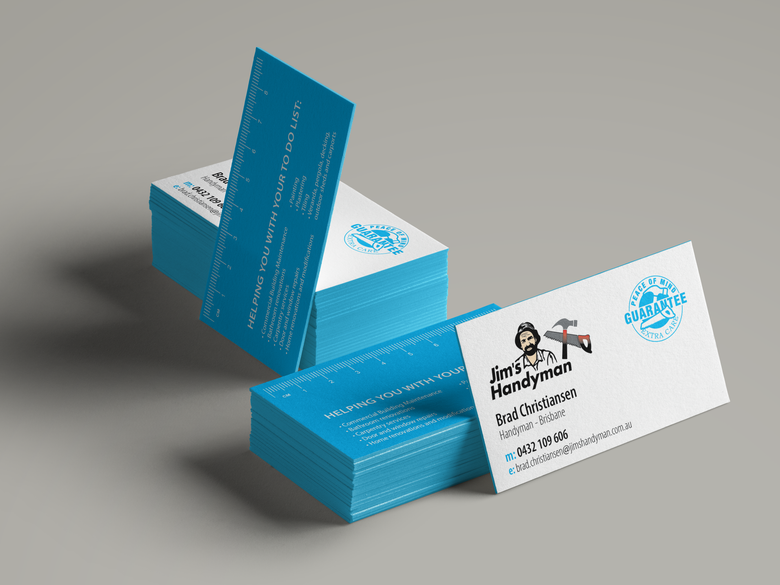 Business card design for Australia based company