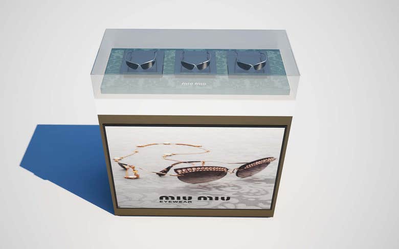 Design and make a Mock-up for Miumiu Company