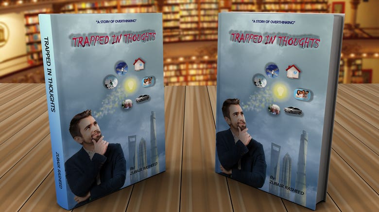 Book Cover 3D Mock UP
