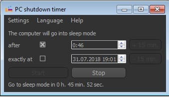 PC Shutdown Timer