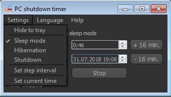 PC Shutdown Timer