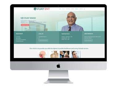 Doctor's Website - Dr. Vijay ENT UK