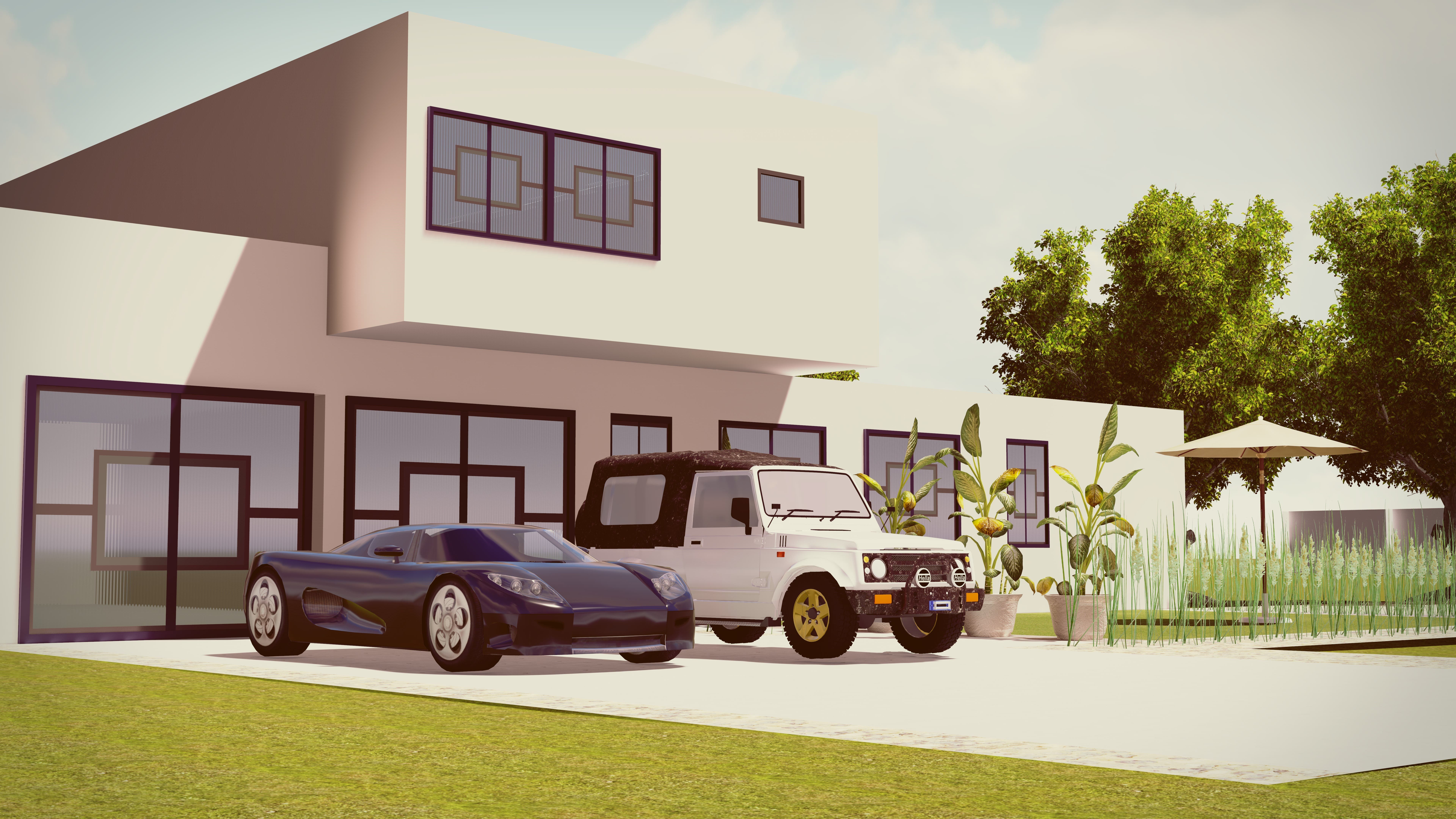 sketchup and lumion concept home