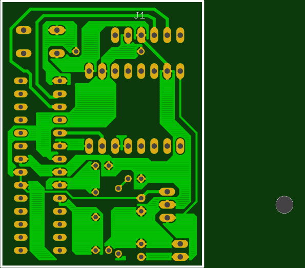 PCB design of Bluetooth module with microcontroller