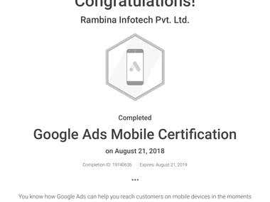 Google Ads Mobile Certification
