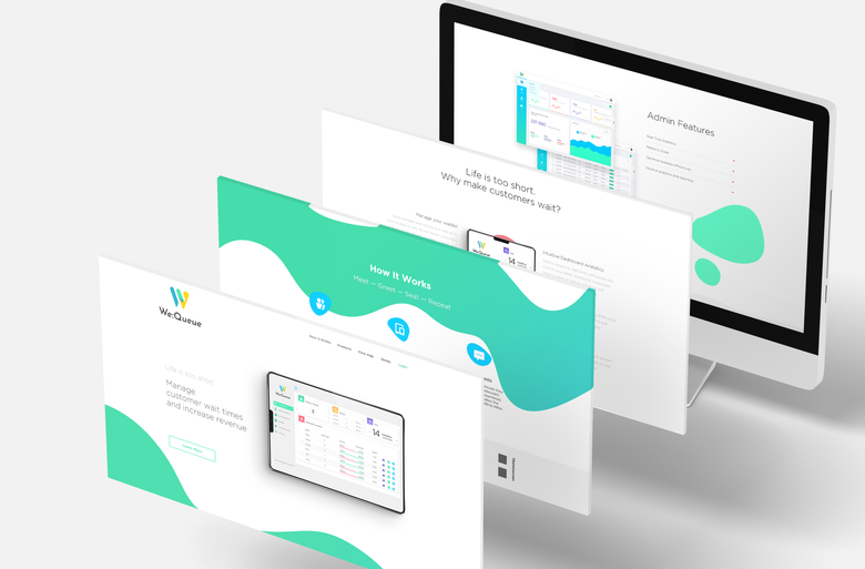 Landing page design and development