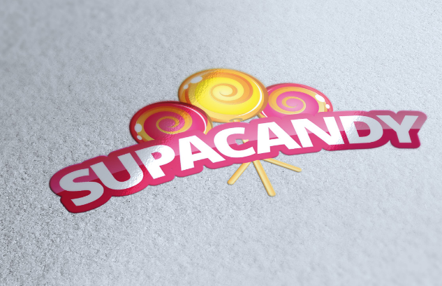 Colorful Logo Design for Supacandy