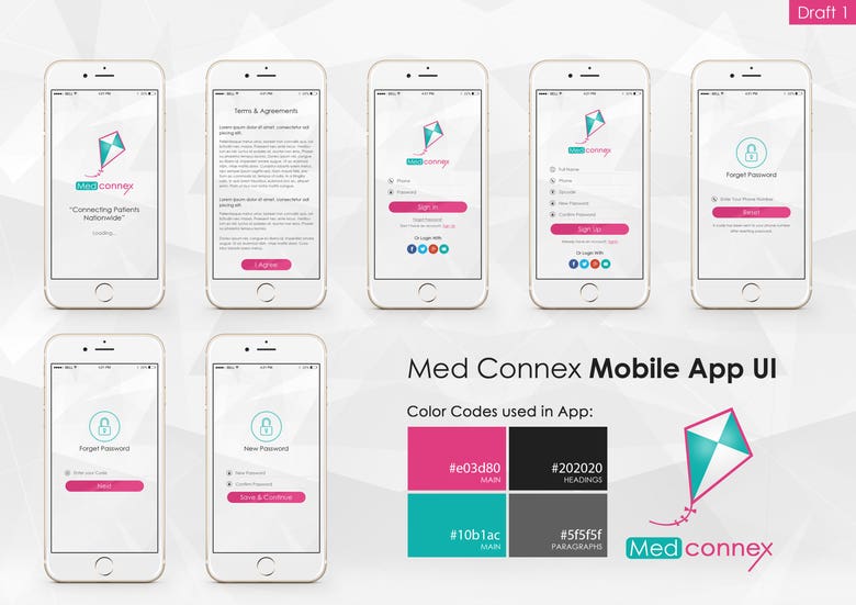 Doctor , Patient Mobile app Android , Ios