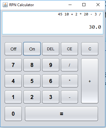 RPN Calculator