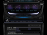 Flash Media Player (Interface Design) - BigR Radio