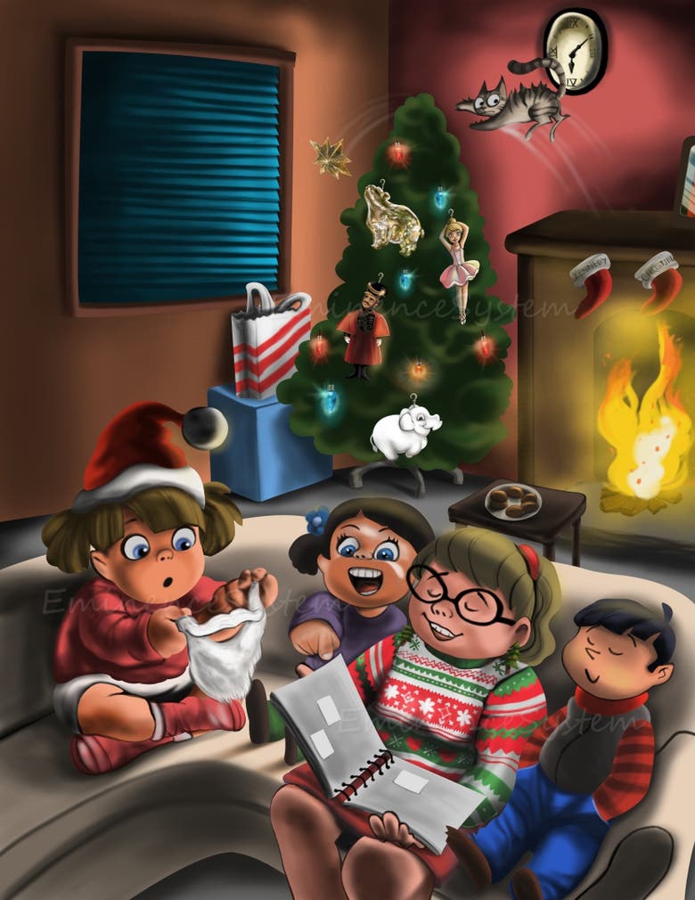 Christmas Children Book (16 Images)