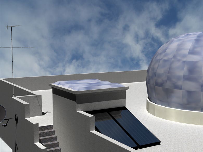 Solar dome and panel project