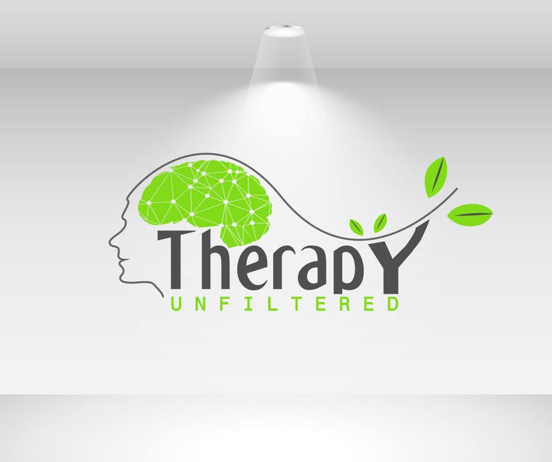 Mental therapy podcast logo design.