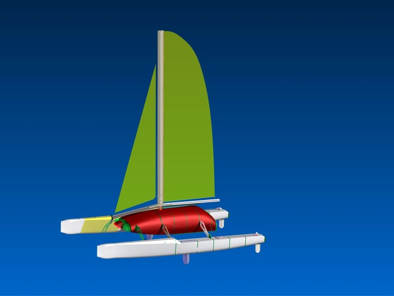 RC-Catamaran Model