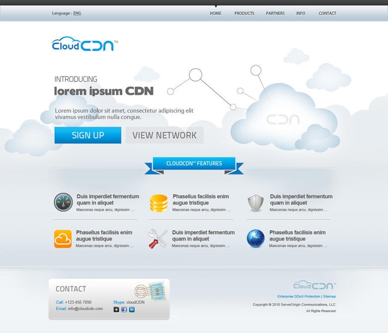 cloudCDN - Coud Hosting Provider