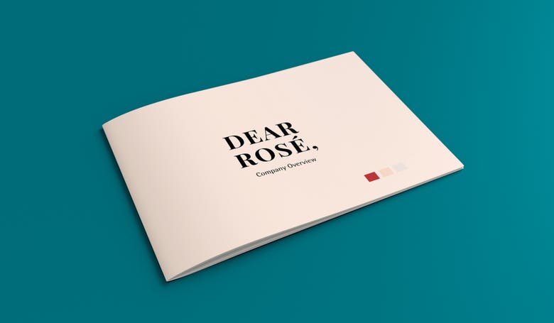 Dear Rose Presentation Brochure