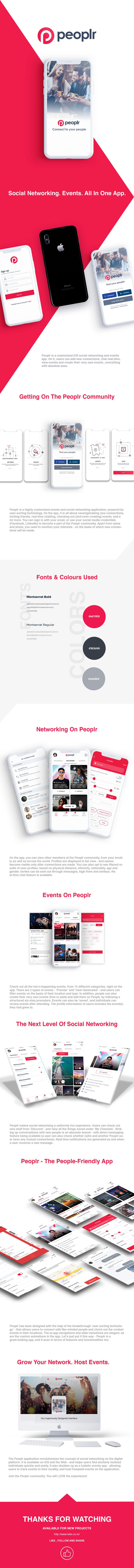 Peoplr Social Networking App
