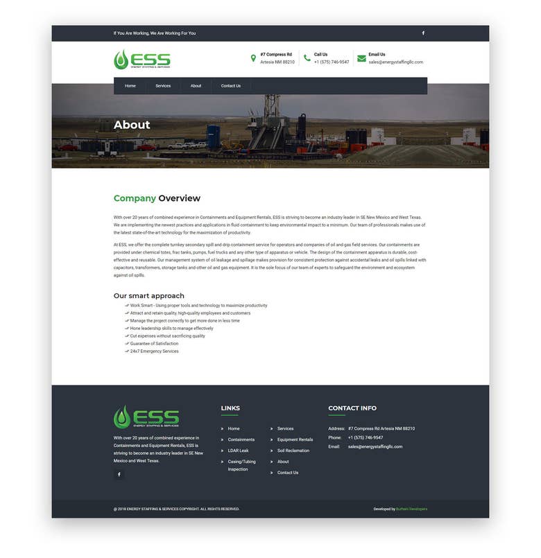Website for Energy Staffing LLC