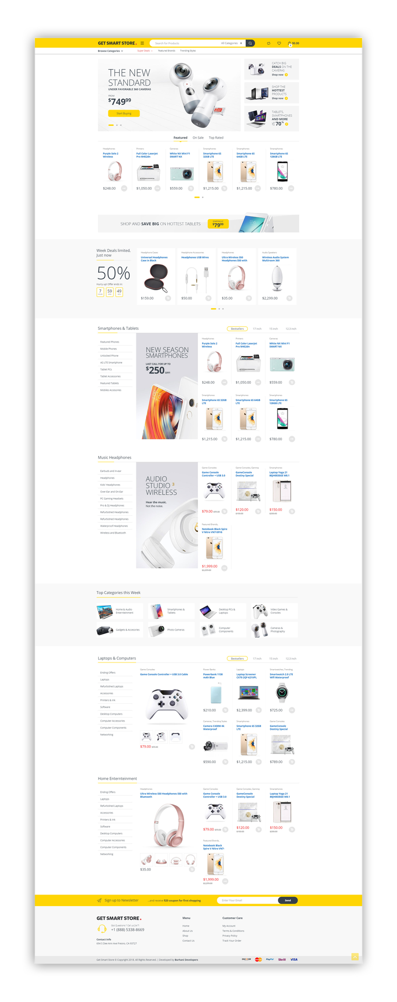 Get Smart Store E-Commerce Website