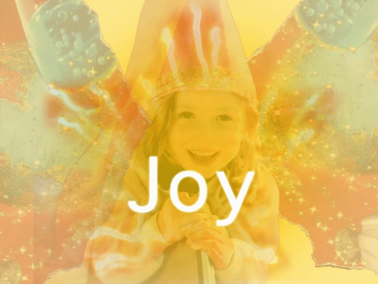 Color Theory Concept: Joy
