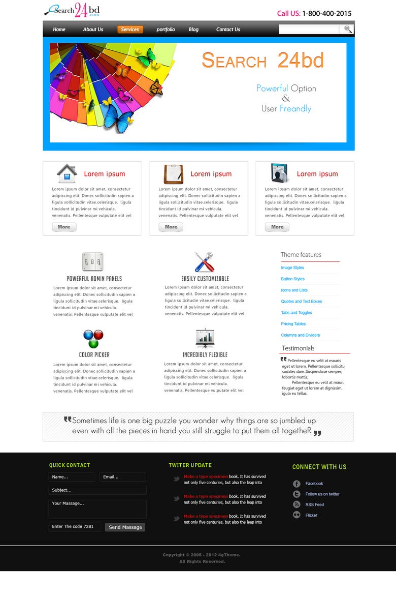 Wordpress theme design and dvelopment
