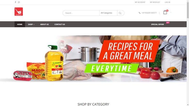 ByNatives - Online Groceries Supermarket