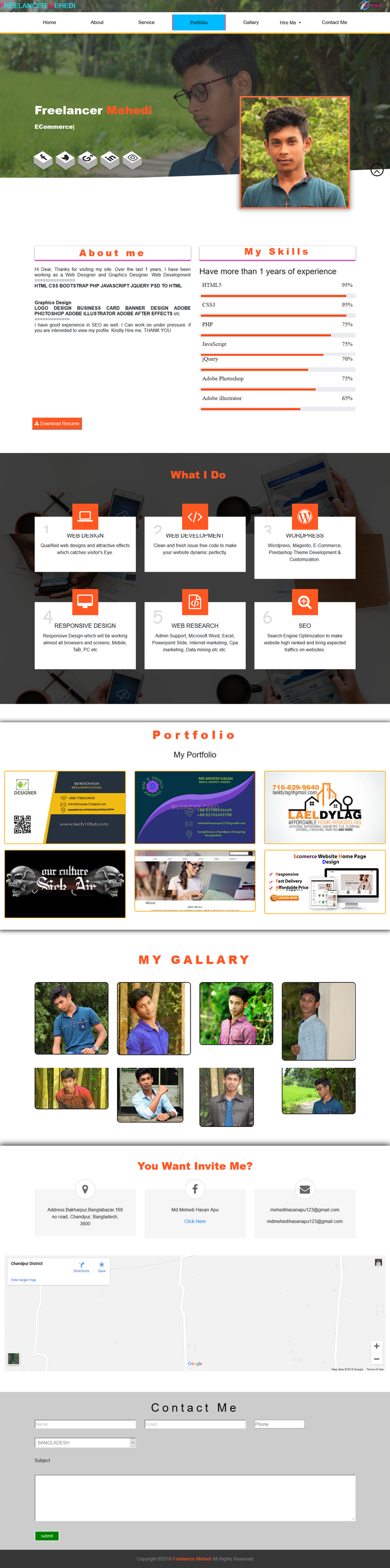 This is My Personal Website..