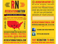 Promotional Cards - Recreation Nation