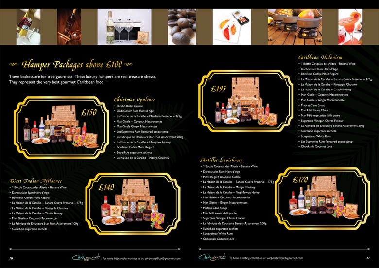 Brochure: Carib Gourmet