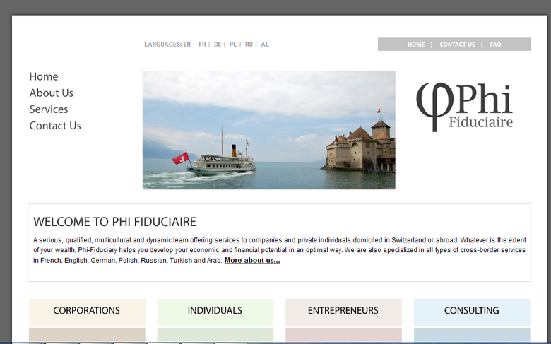 Switzerland Based Website